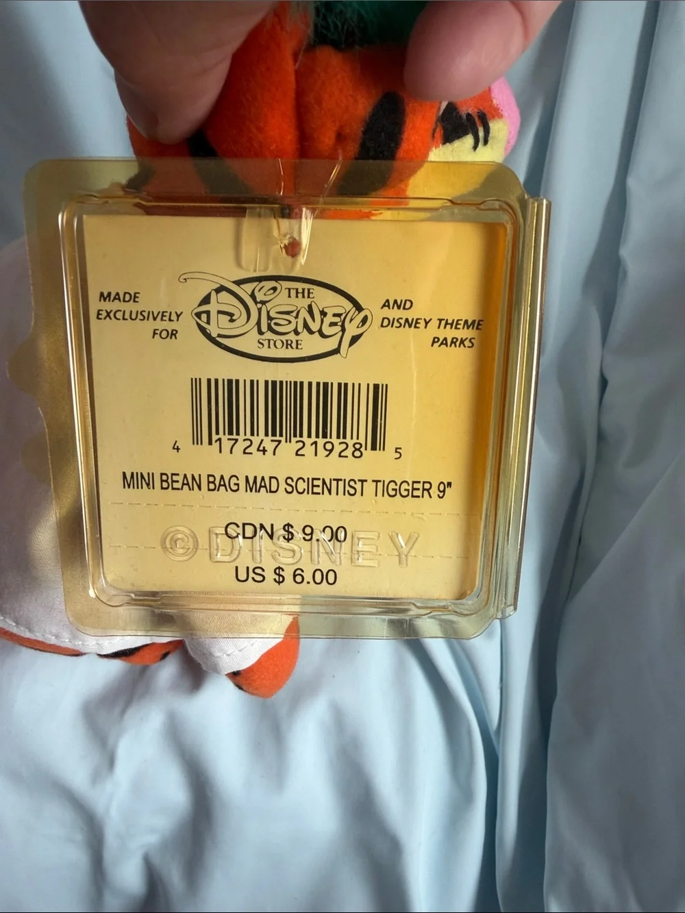 BNWT 8” Scientist Tigger Mini Bean Bag